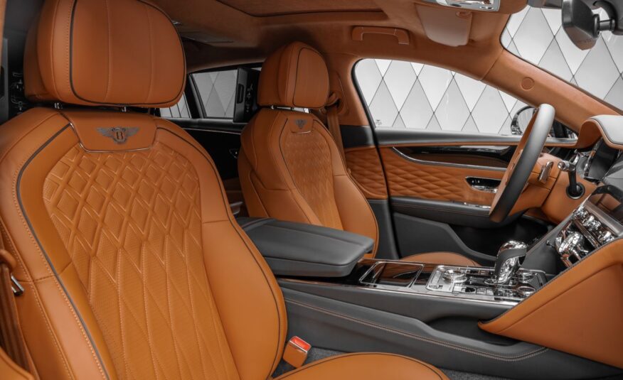 Bentley Flying Spur S V8 BLACK/BROWN SCREENS PANO 22″