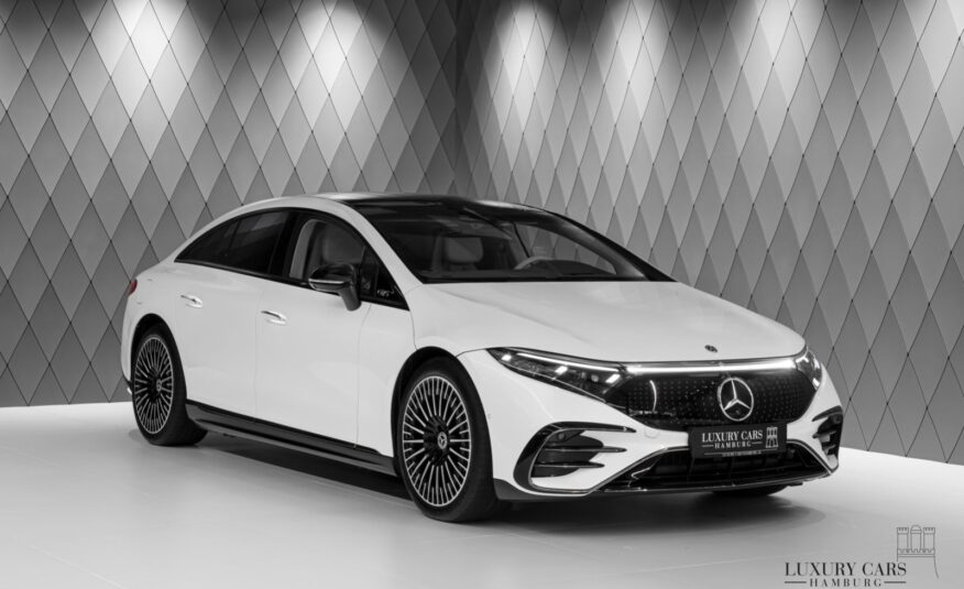 Mercedes-Benz EQS 580 WHITE/BEIGE HEAD UP 360°