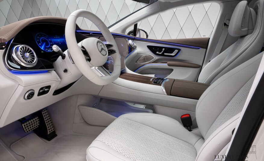 Mercedes-Benz EQS 580 WHITE/BEIGE HEAD UP 360°