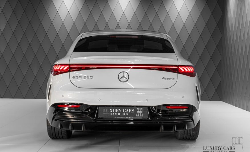 Mercedes-Benz EQS 580 WHITE/BEIGE HEAD UP 360°