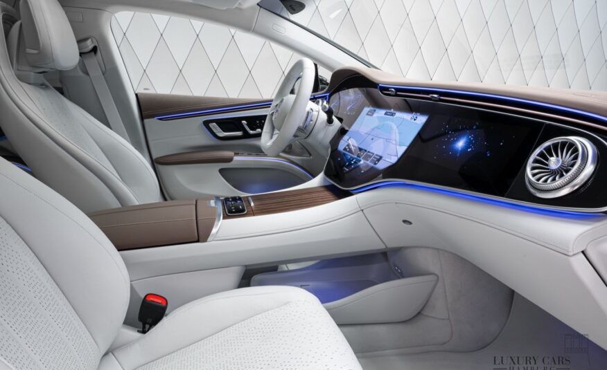Mercedes-Benz EQS 580 WHITE/BEIGE HEAD UP 360°